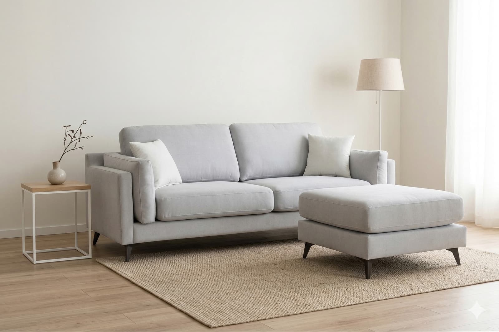 3 Seater Sofa + Stool (ML3731)